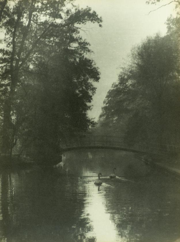 Park Maksimir, jezero 1950. godine (Foto Milan Fizi)